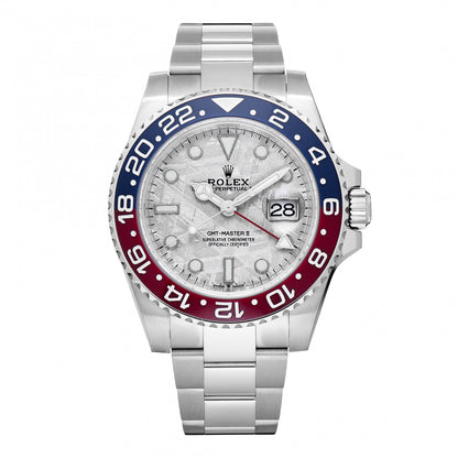 Rolex 18K White Gold Meteorite 40mm Oyster Perpetual Date GMT Master Ⅱ Watch 126719BLRO 1 of 5