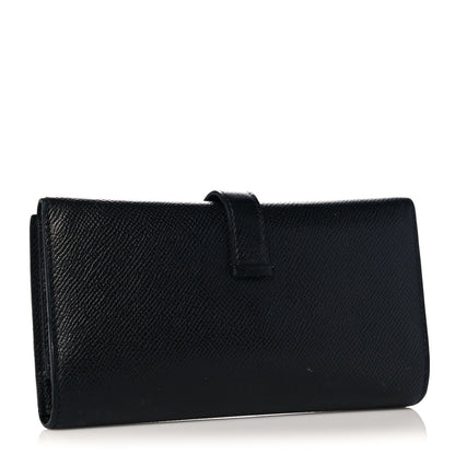 Hermes Epsom Tri-Fold Bearn Wallet Black 3 of 11