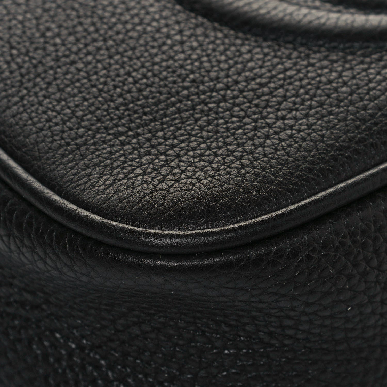 Gucci Pebbled Calfskin Mini Soho Disco Bag Black 9 of 12