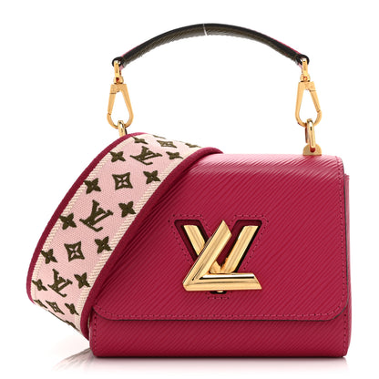 Louis Vuitton Epi Twist Shoulder Bag Mini Agathe Rose Pink 1 of 11