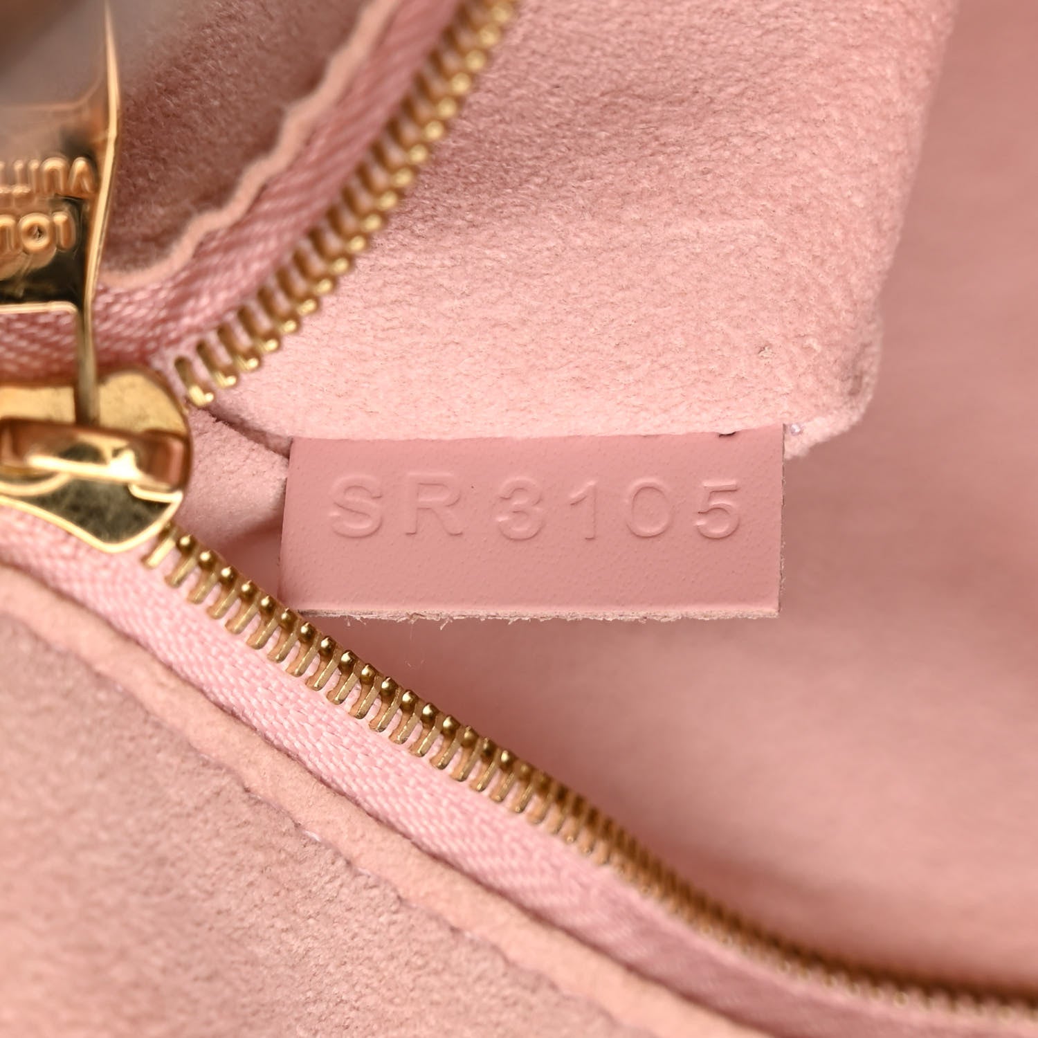 Louis Vuitton Damier Ebene Caissa Hobo Rose Ballerine 7 of 10