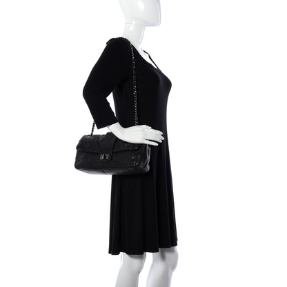 Chanel Caviar Quilted Jumbo Mademoiselle Flap Black 2 of 14