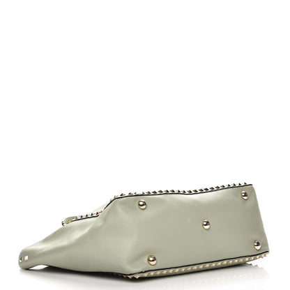 Valentino Garavani Vitello Medium Rockstud Tote Green Tea Sorbet 5 of 8