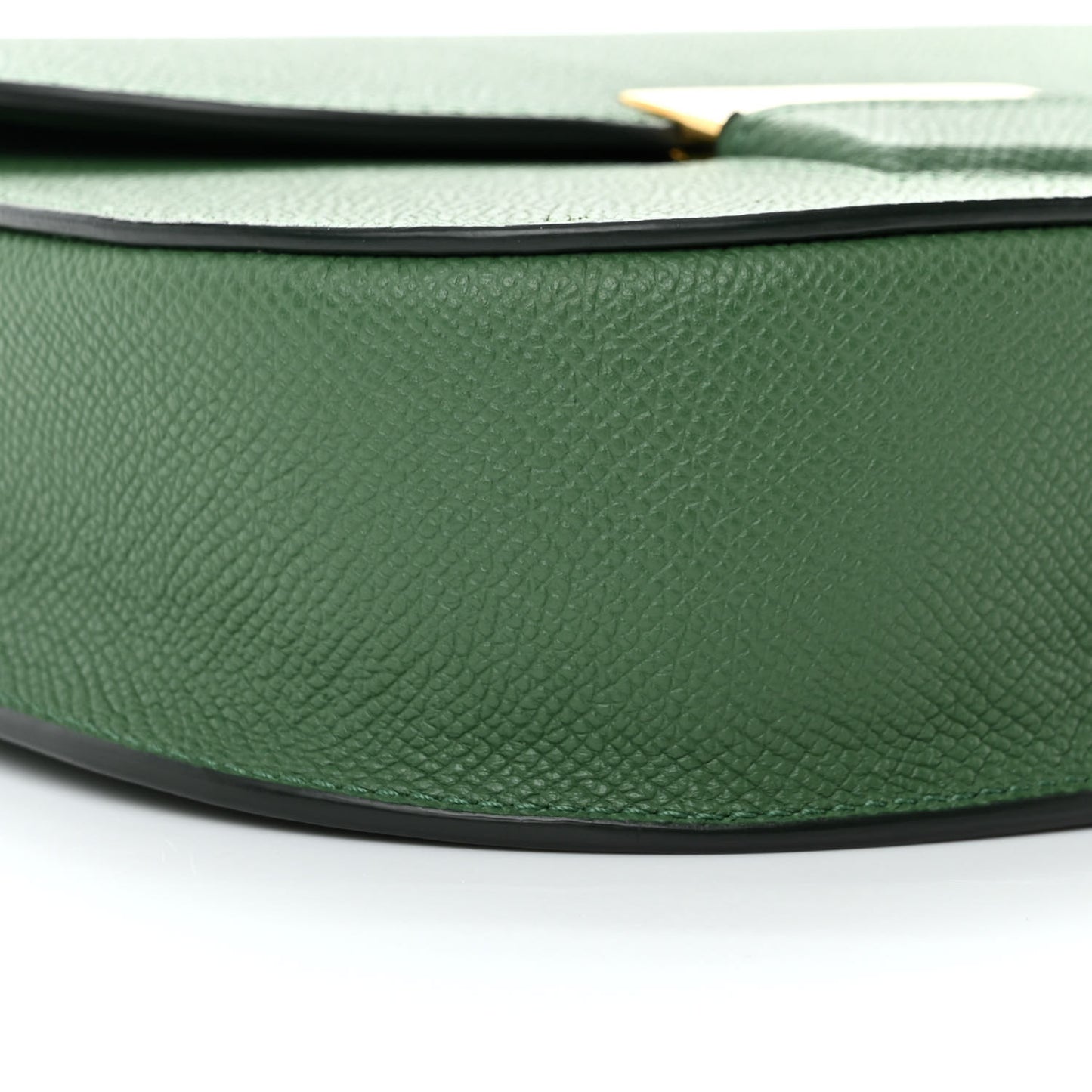 Grained Calfskin Small Trotteur Light Forest
