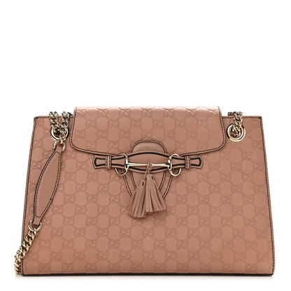 Gucci Guccissima Large Emily Chain Shoulder Bag Camelia 2 of 25