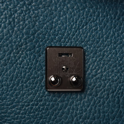 3.1 Phillip Lim 3.1 Textured Calfskin Colorblock Large Pashli Satchel Dark Teal 9 of 11