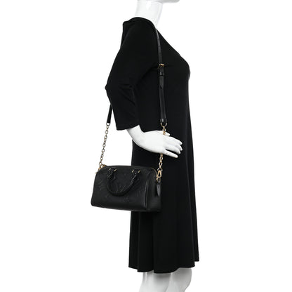 Louis Vuitton Empreinte Monogram Giant Speedy Bandouliere 20 Black 2 of 10