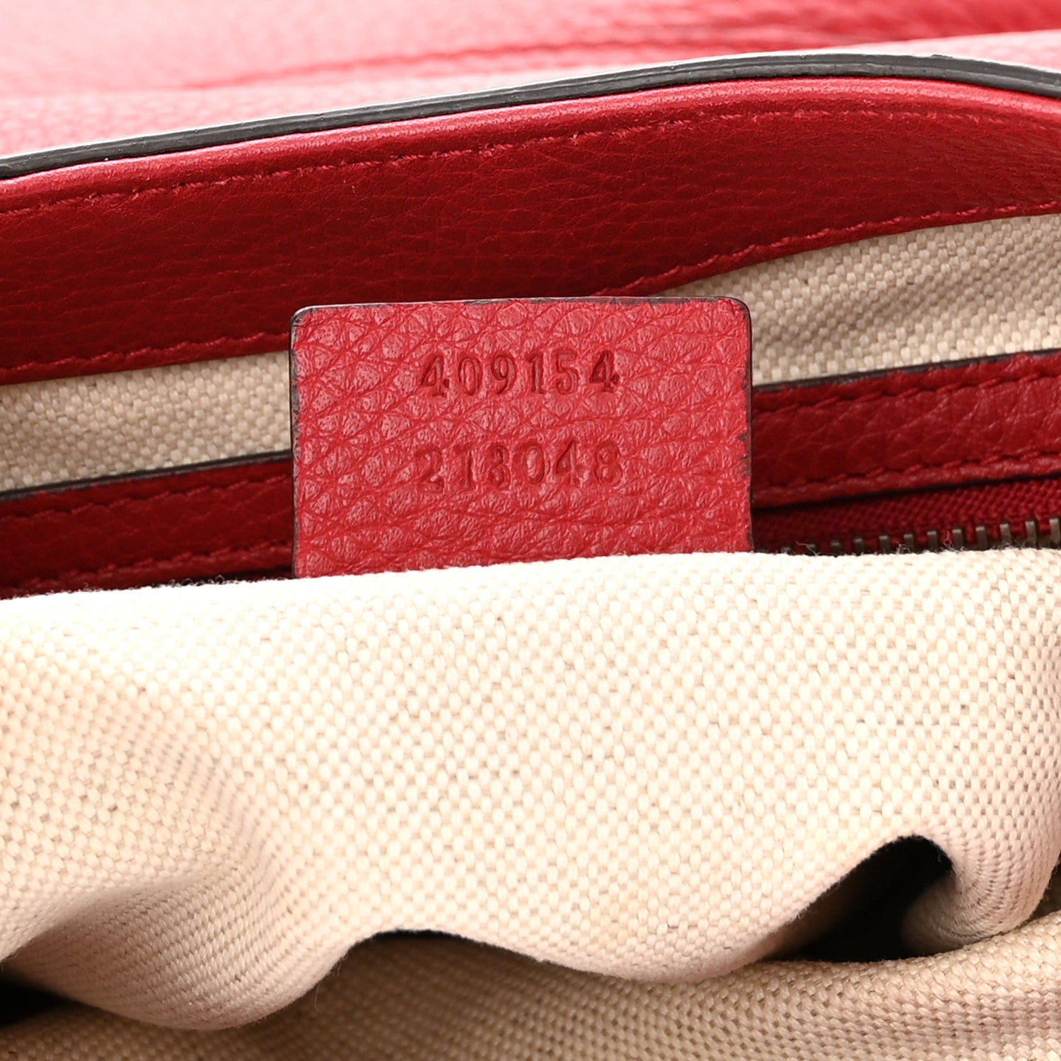 Gucci Cellarius Calfskin Feline GG Marmont Flap Shoulder Bag Vulcanic Red 7 of 13