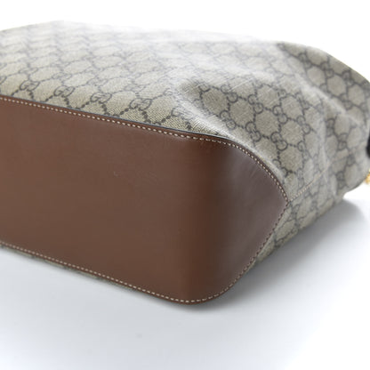 Gucci GG Supreme Monogram Large Linea A Hobo Light Brown 8 of 8