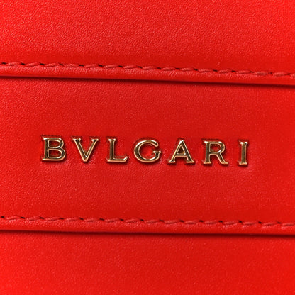 Bulgari Calfskin Serpenti Forever Top Handle Red 7 of 10