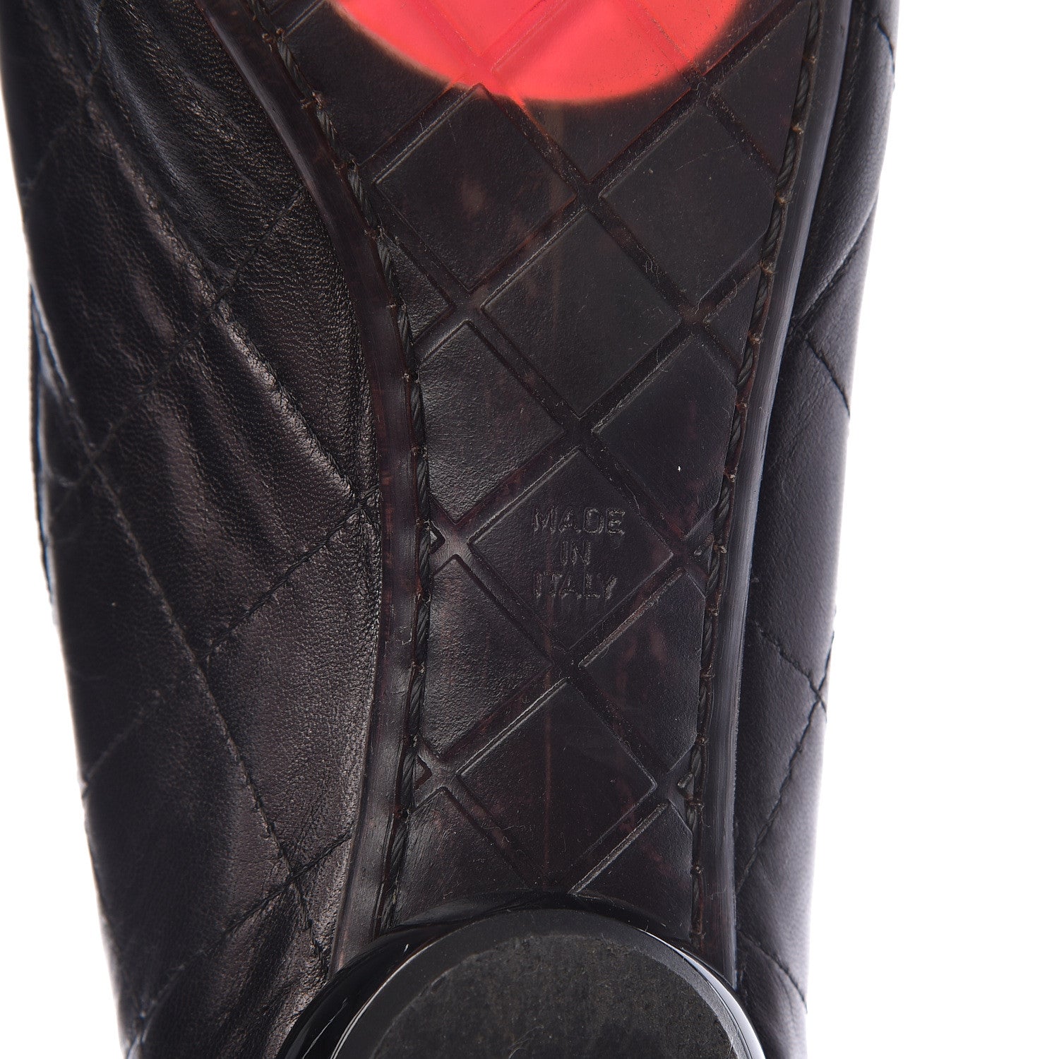 Chanel Lambskin Quilted Cambon Ballerina Flats 40.5 Black 8 of 12