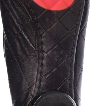 Chanel Lambskin Quilted Cambon Ballerina Flats 40.5 Black 8 of 12