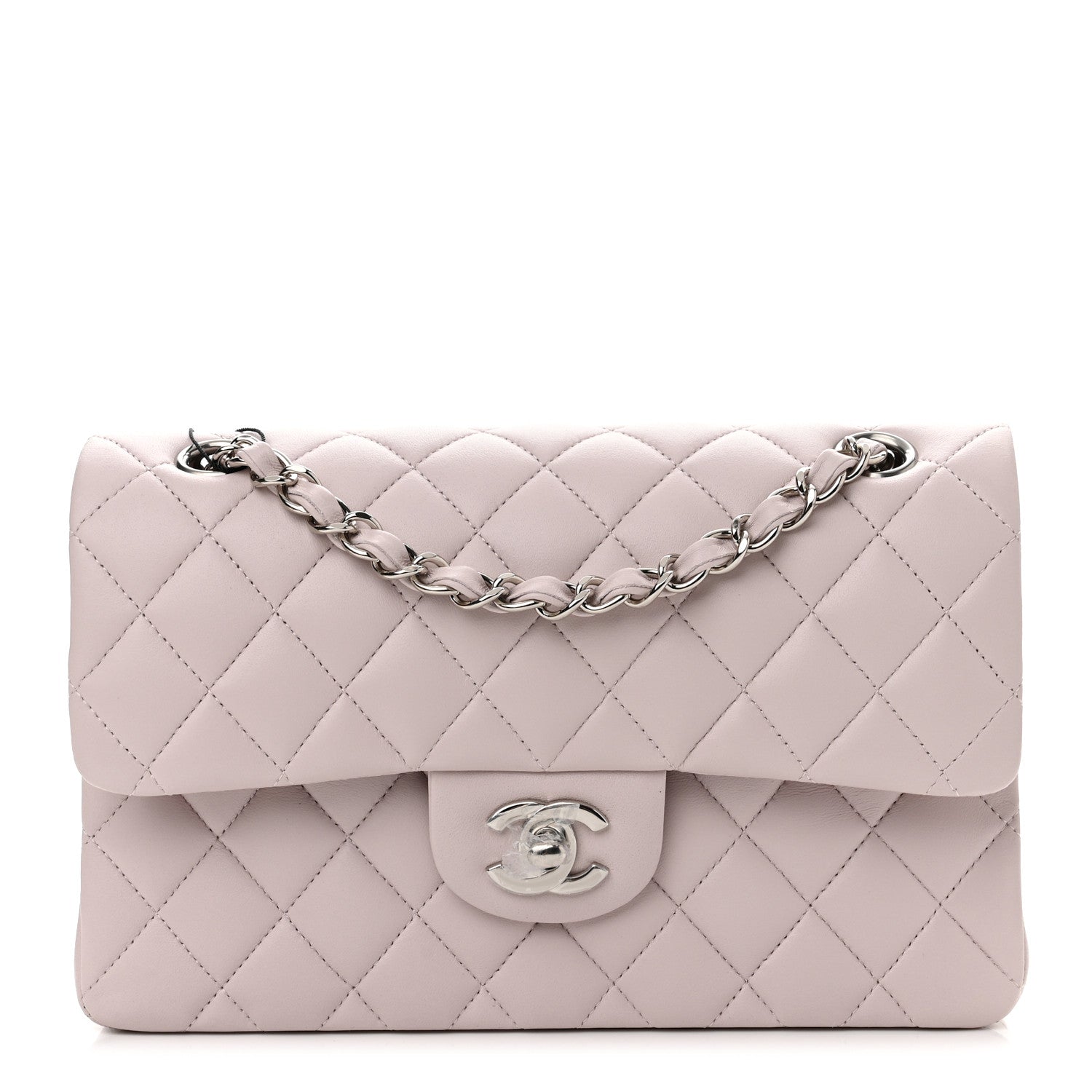 Chanel Lambskin Quilted Small Double Flap Light Purple 1 of 10
