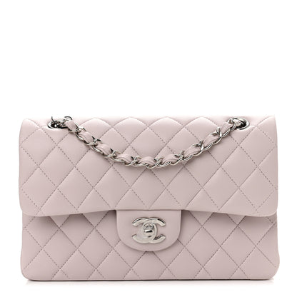 Chanel Lambskin Quilted Small Double Flap Light Purple 1 of 10