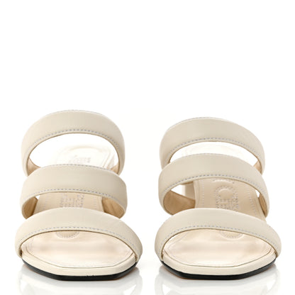 Jimmy Choo Nappa Auna 65 Mule Sandals 36.5 Latte 2 of 7