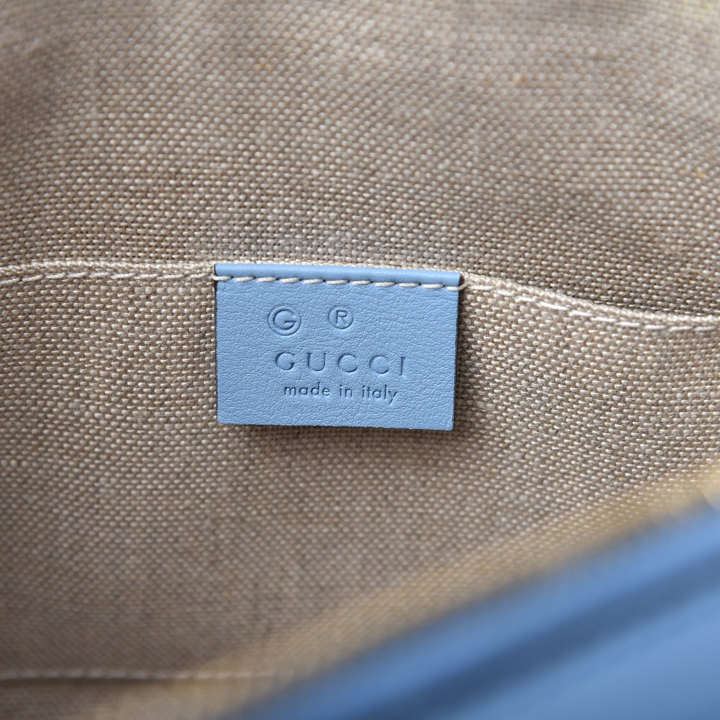 Microguccissima Mini Dome Bag Mineral Blue