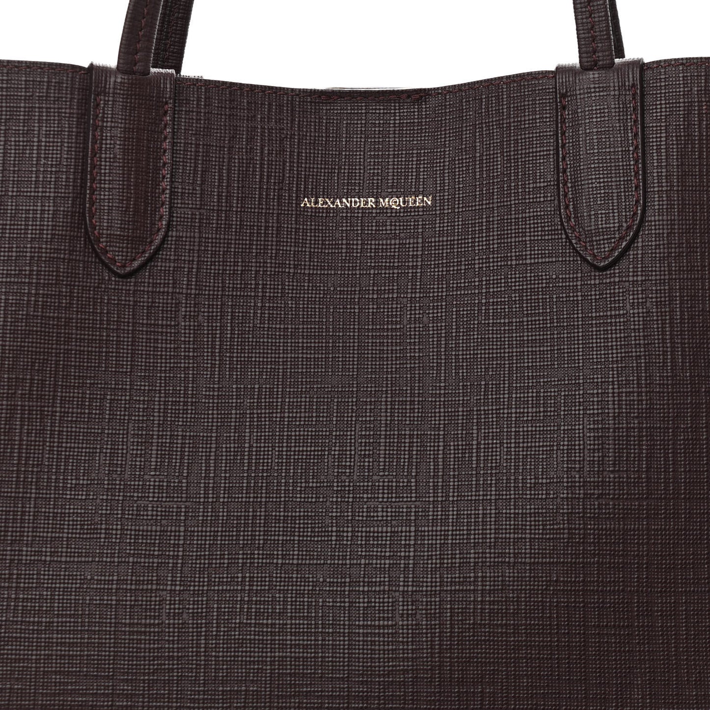 Saffiano Shopper Tote Burgundy