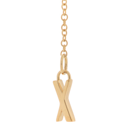 Tiffany 18K Yellow Gold Interlocking Atlas Open Pendant Necklace 5 of 8
