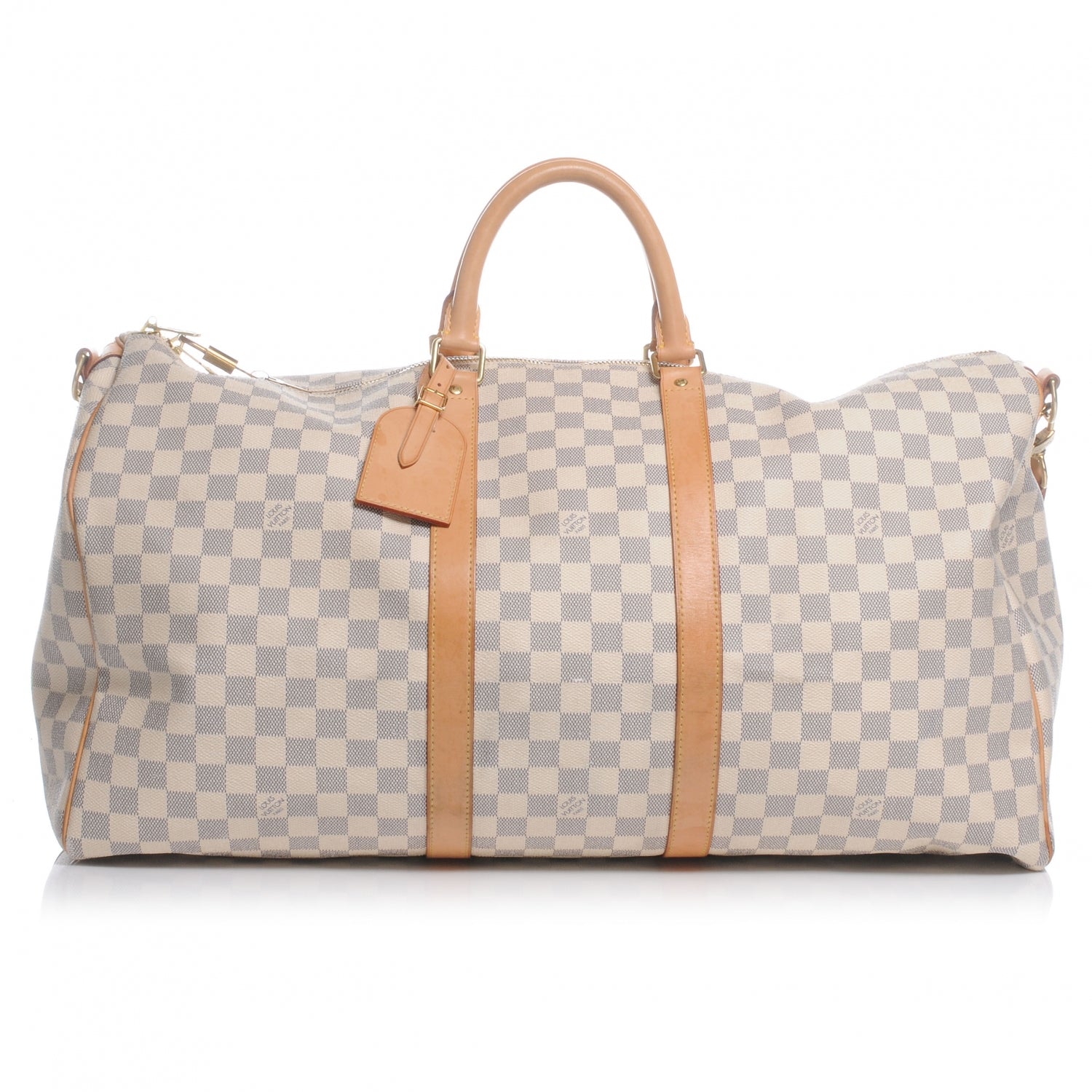 Louis Vuitton Damier Azur Keepall Bandouliere 55 1 of 7