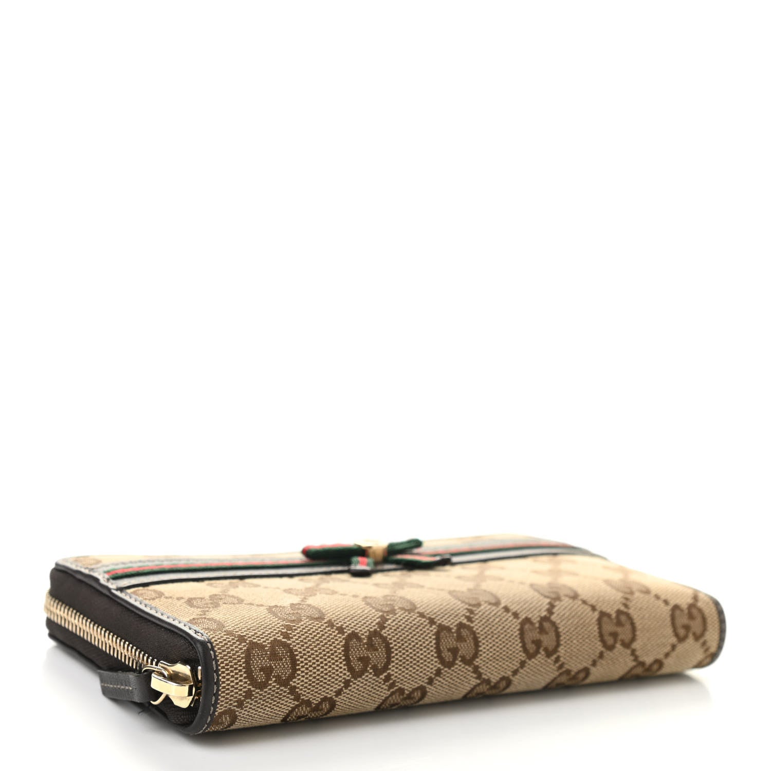 Gucci Monogram Princy Zip Around Wallet Dark Brown 4 of 8