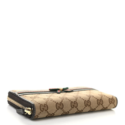 Gucci Monogram Princy Zip Around Wallet Dark Brown 4 of 8