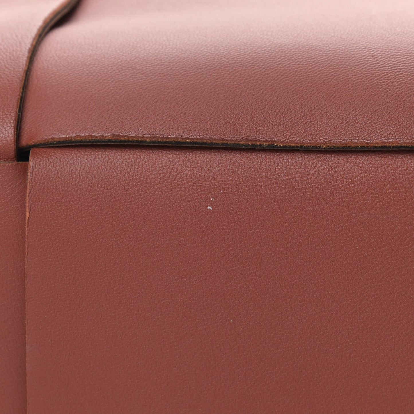Nappa Maxi Intrecciato Medium Arco Tote Rust