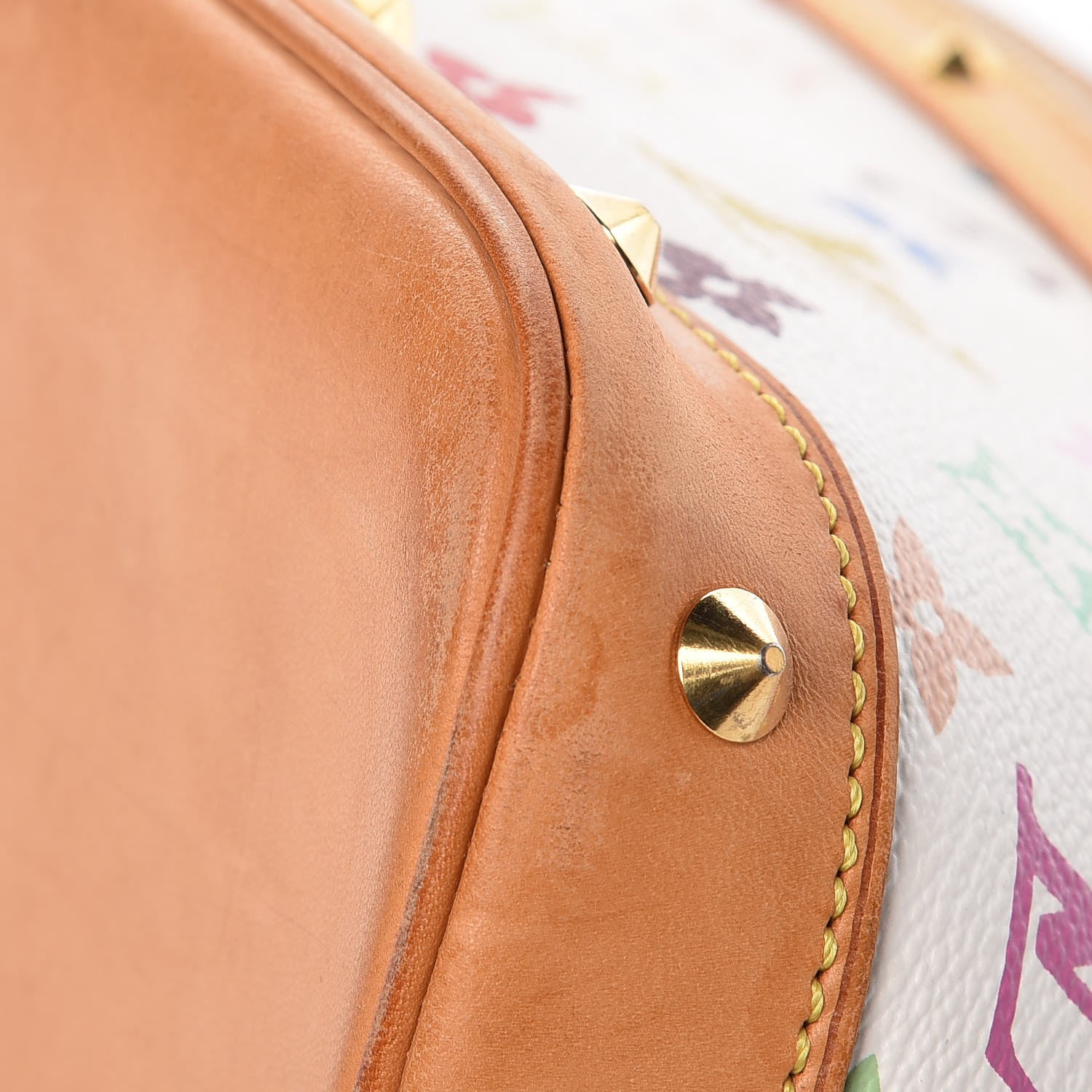 Louis Vuitton Monogram Multicolor Alma White 10 of 15