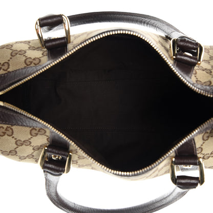 Gucci Monogram Small Abbey Boston Dark Brown 5 of 12