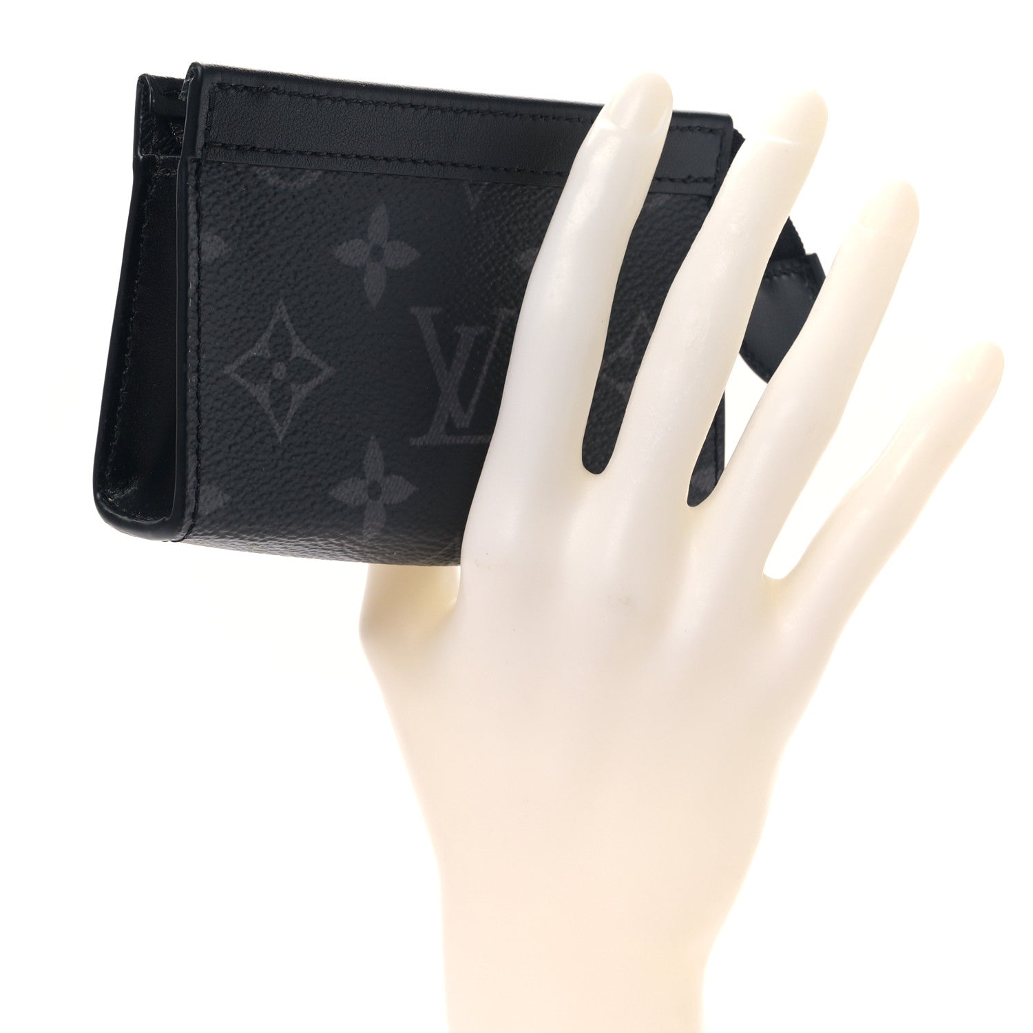 Louis Vuitton Monogram Eclipse Key Pouch Voyage 2 of 10