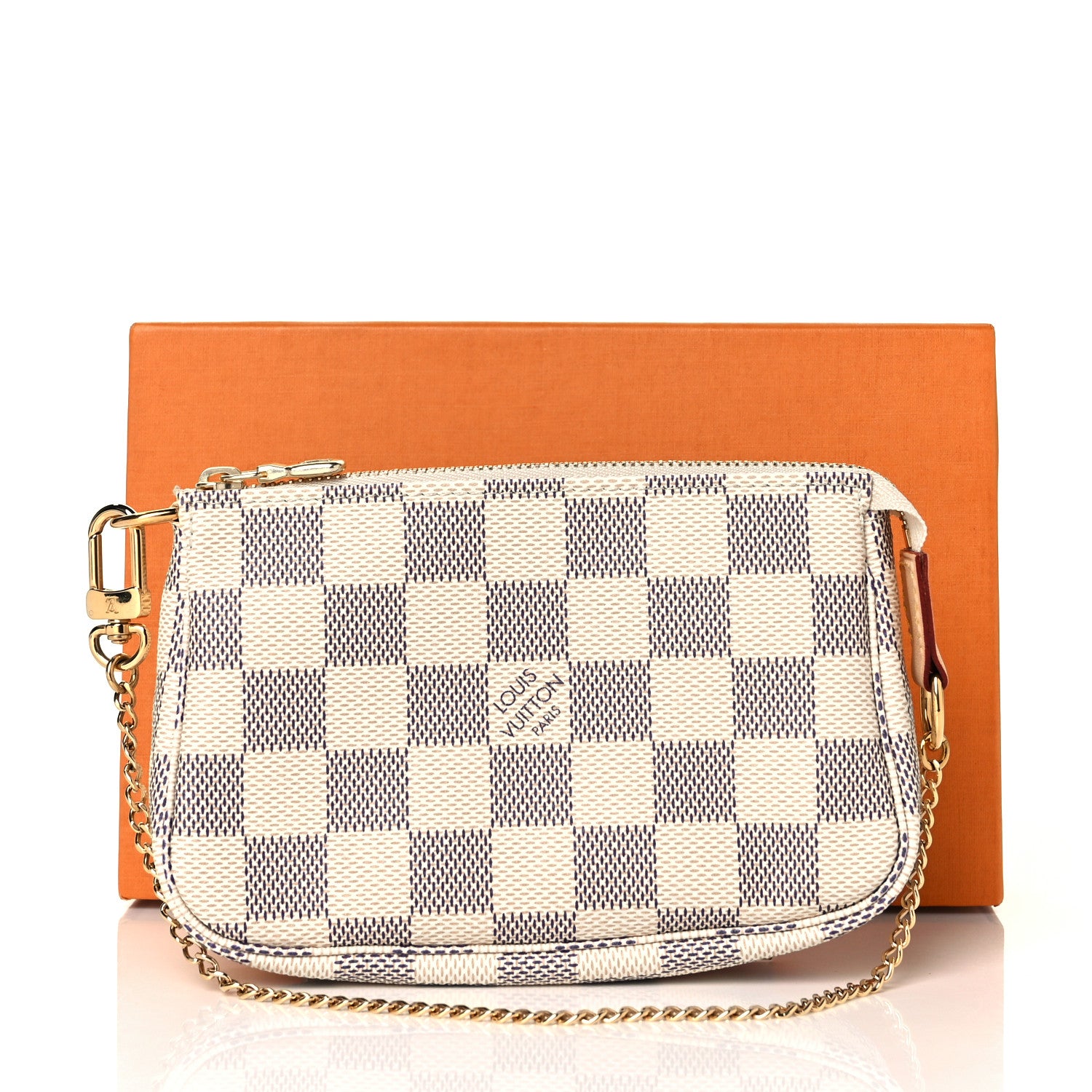 Louis Vuitton Damier Azur Mini Pochette Accessories 10 of 10