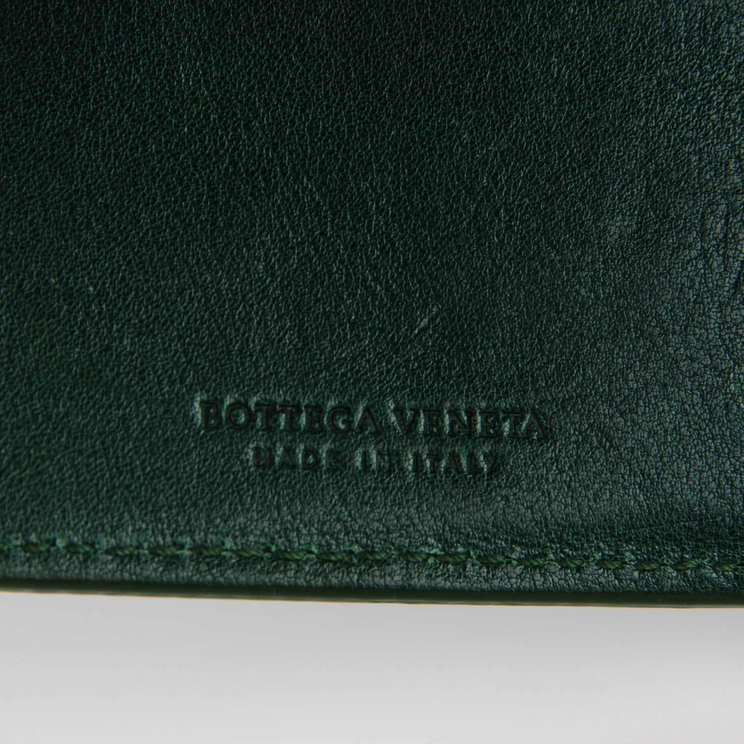 Bottega Veneta Nappa Intrecciato Bi-Fold Wallet Green 6 of 8