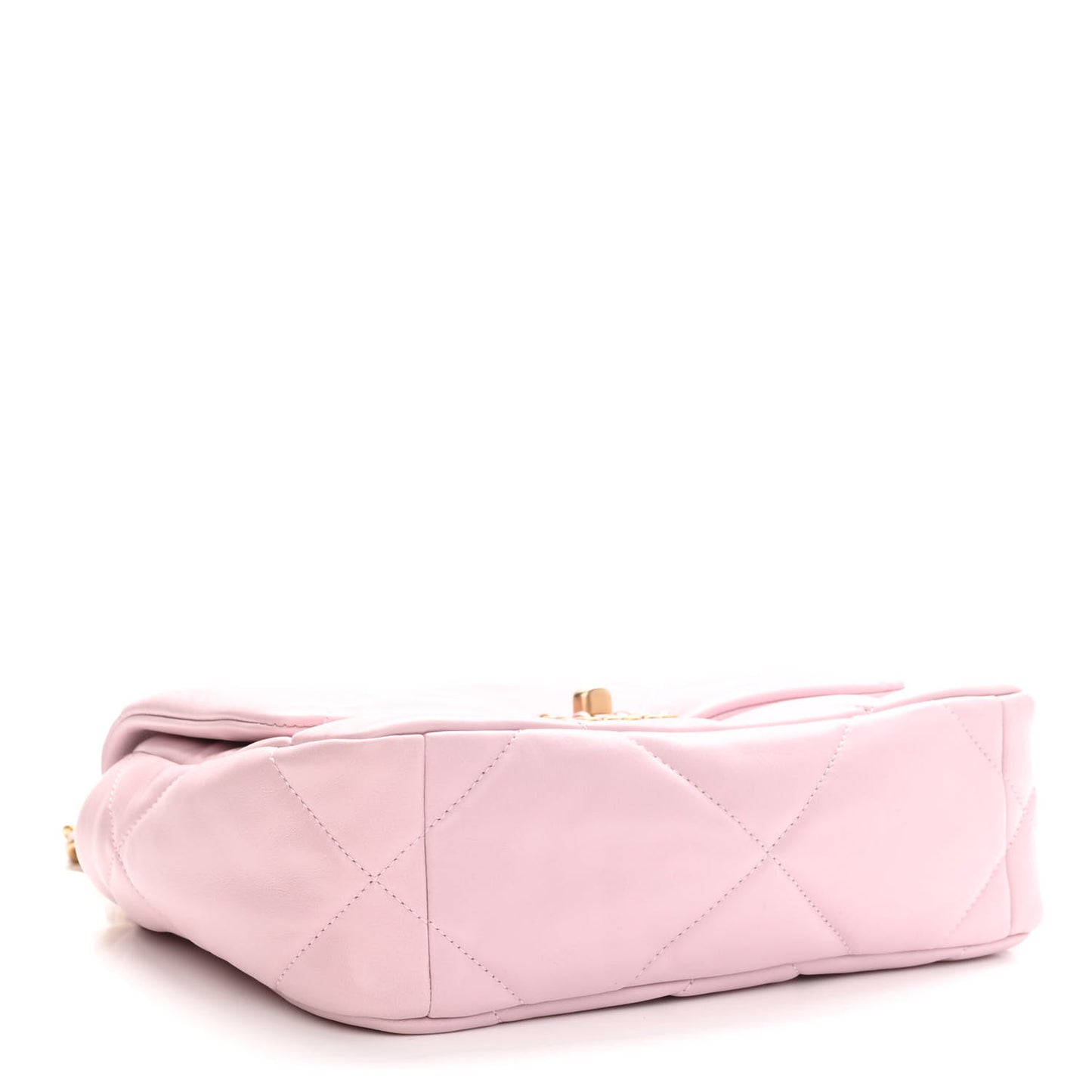 Lambskin Quilted Medium Chanel 19 Flap Light Pink