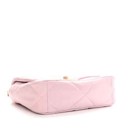 Chanel Lambskin Quilted Medium Chanel 19 Flap Light Pink 4 of 11