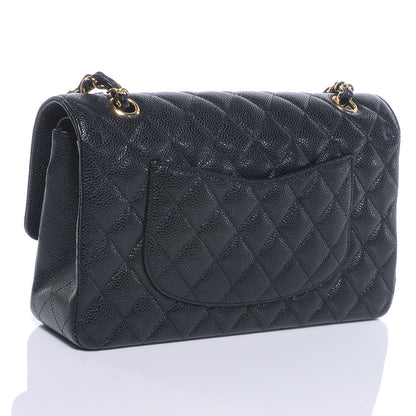 Chanel Caviar Quilted Medium Double Flap Black 3 of 8