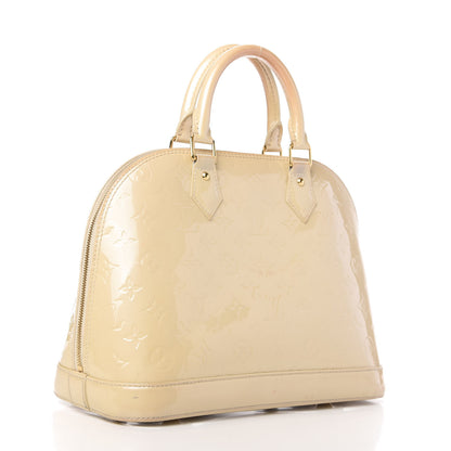 Louis Vuitton Vernis Alma PM Blanc Corail 3 of 12