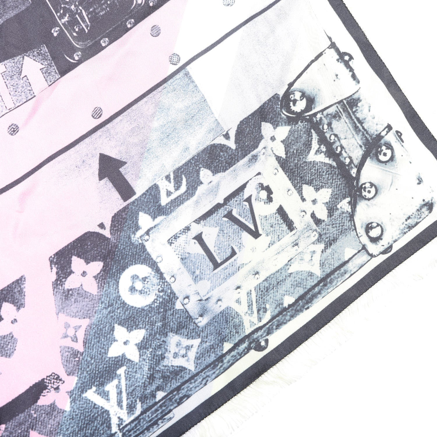 Louis Vuitton Silk Informalle Square Scarf 2 of 3