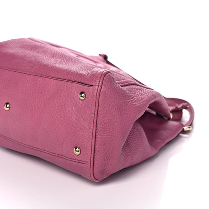 Gucci Pebbled Calfskin Medium Soho Shoulder Bag Peonia Flower 10 of 11