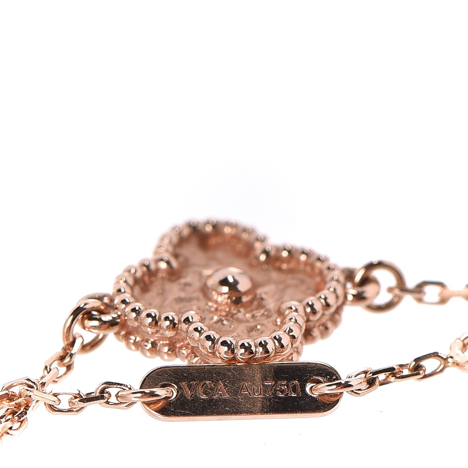 Van Cleef & Arpels 18K Rose Gold Sweet Alhambra Bracelet 5 of 7