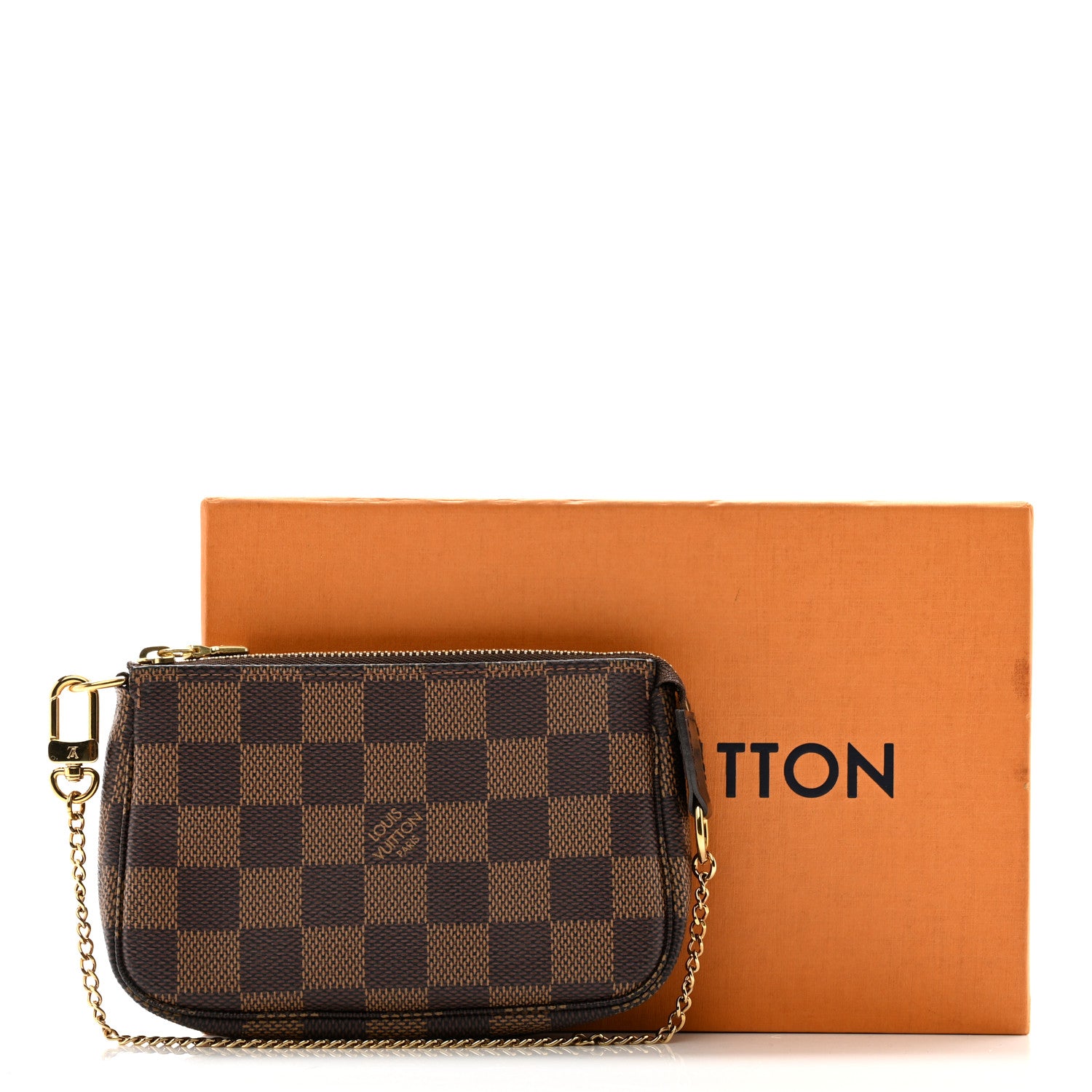 Louis Vuitton Damier Ebene Mini Pochette Accessories 8 of 8