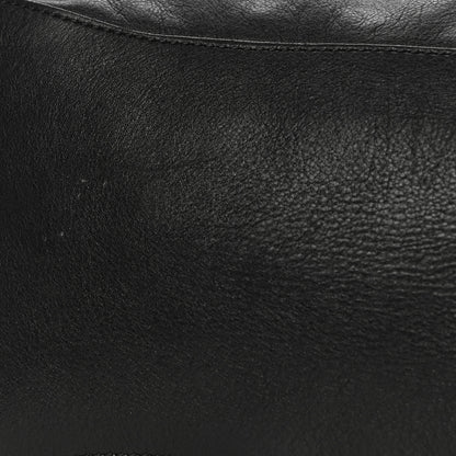 Prada Soft Calf Pleated Tote Black 21 of 21