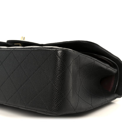 Chanel Caviar Quilted Jumbo Double Flap Black 11 of 11