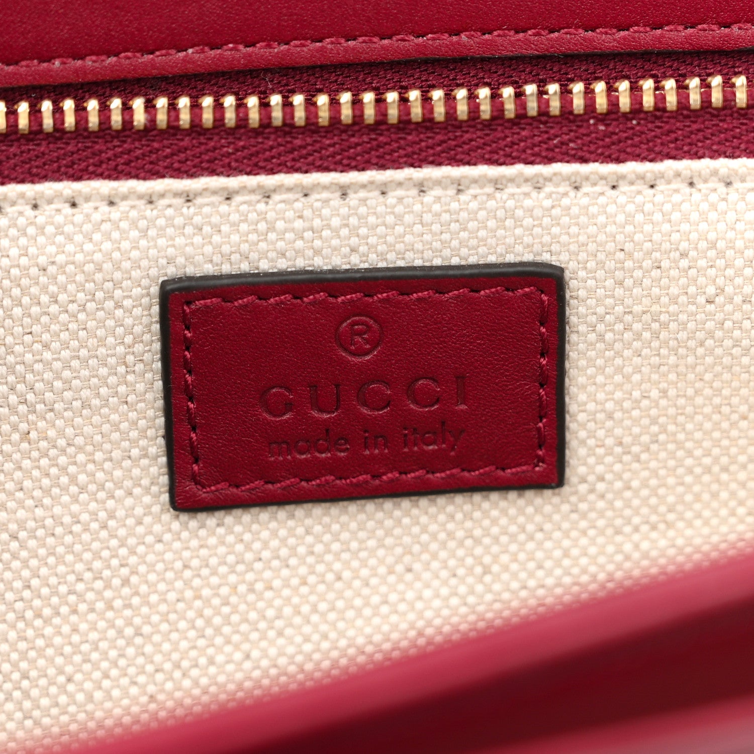 Gucci GG Supreme Monogram Horsebit 1955 Soft Small Shoulder Bag Beige Ebony Rosso Ancora 6 of 11