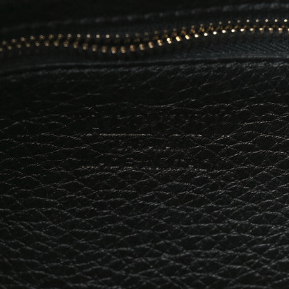 Valentino Garavani Pebbled Calfskin Mini Rockstud Flip-Lock Messenger Bag Black 6 of 8