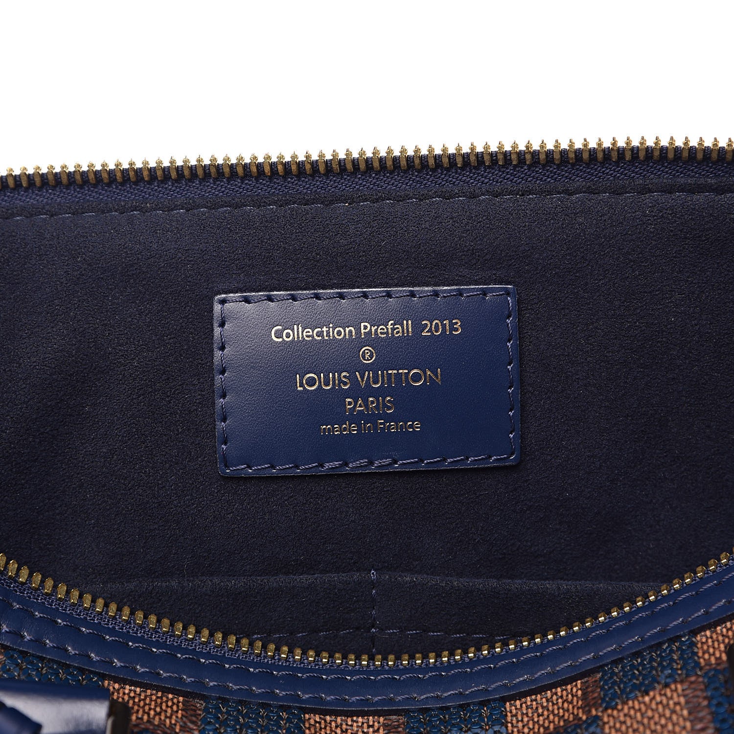 Louis Vuitton Damier Paillettes Speedy 30 Blue 6 of 10