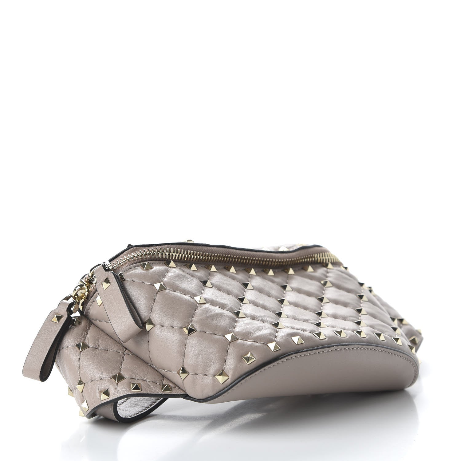 Valentino Garavani Nappa Rockstud Spike Belt Bag 85 Poudre 4 of 9