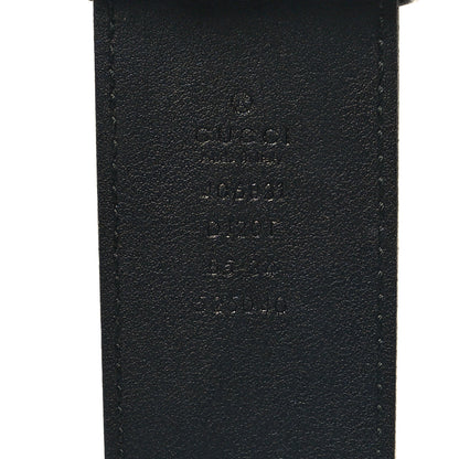 Gucci Textured Calfskin Double G 40mm Belt 85 34 Black 5 of 6