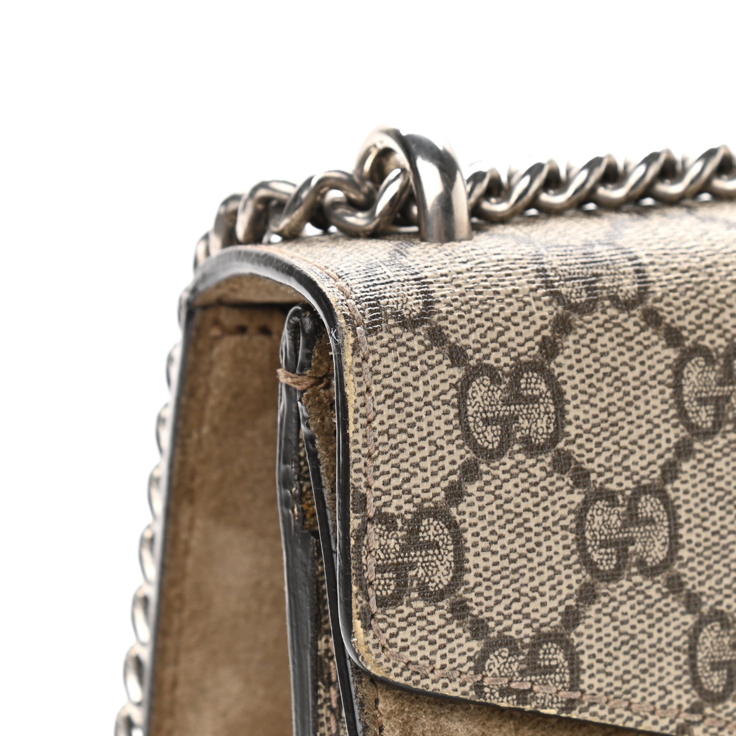 GG Supreme Monogram Mini Dionysus Shoulder Bag Taupe