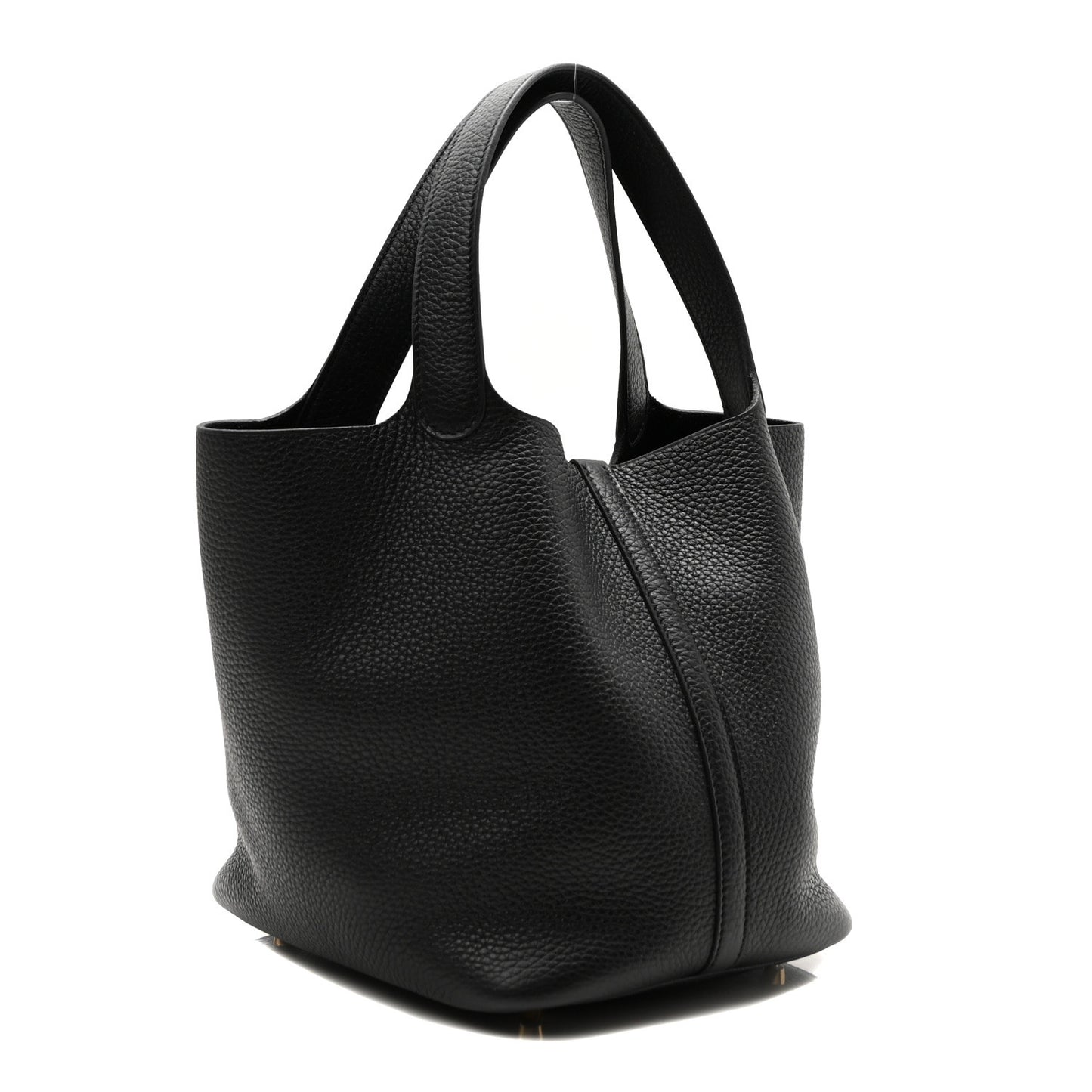 Taurillon Clemence Picotin Lock 22 MM Black