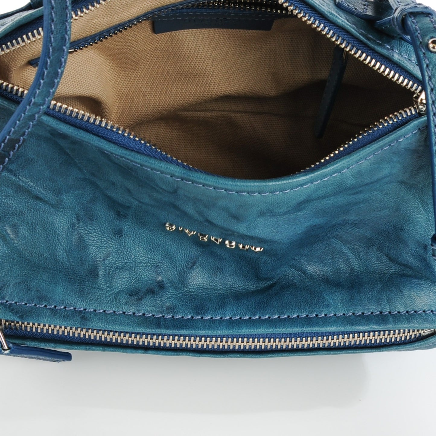 Tumbled Sheepskin Mini Pandora Mineral Blue