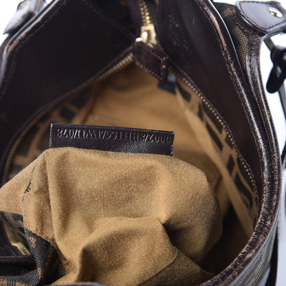 Fendi Zucca Small Chef Shopping Tote Tobacco Moro 7 of 26